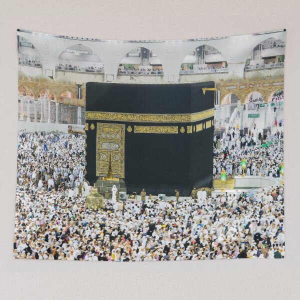 Item preview, Mecca with Muslim people pilgrims designed and sold by skalihm.