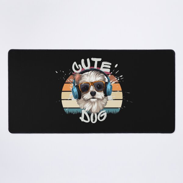 Item preview, Dog listening to modern pop rock designed and sold by AvrilDesigns06.