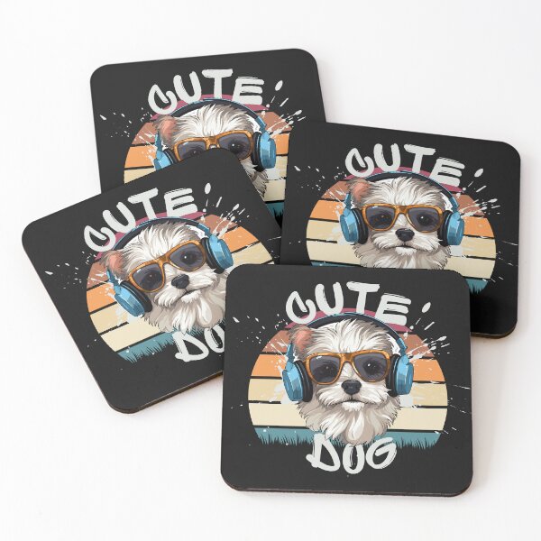 Item preview, Dog listening to modern pop rock designed and sold by AvrilDesigns06.