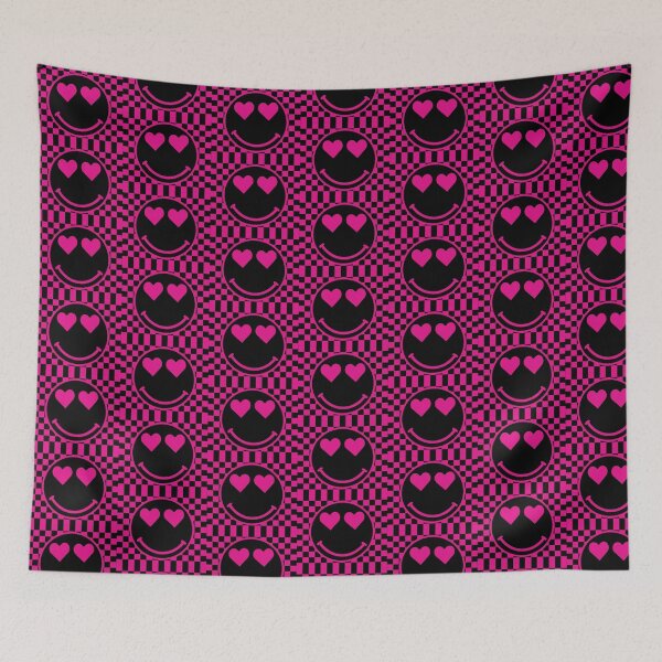 Item preview, Happy Face, Smiling Face, Checkered Face designed and sold by LissethsWorld.