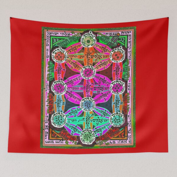 Item preview, KABBALAH : Vintage 32 Paths of Creation Print designed and sold by posterbobs.