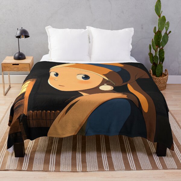 Item preview, Girl with a Pearl Earring | Anime style designed and sold by ComicsFactory.