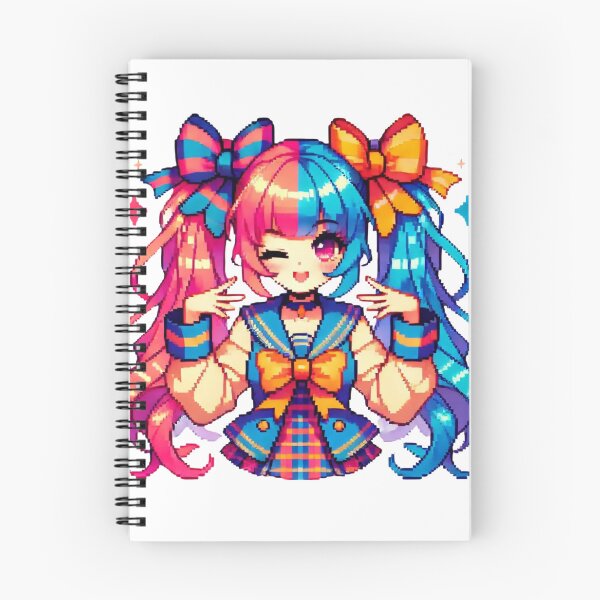 Item preview, Dual-Tone Pigtail Girl designed and sold by Pixel-Lift.