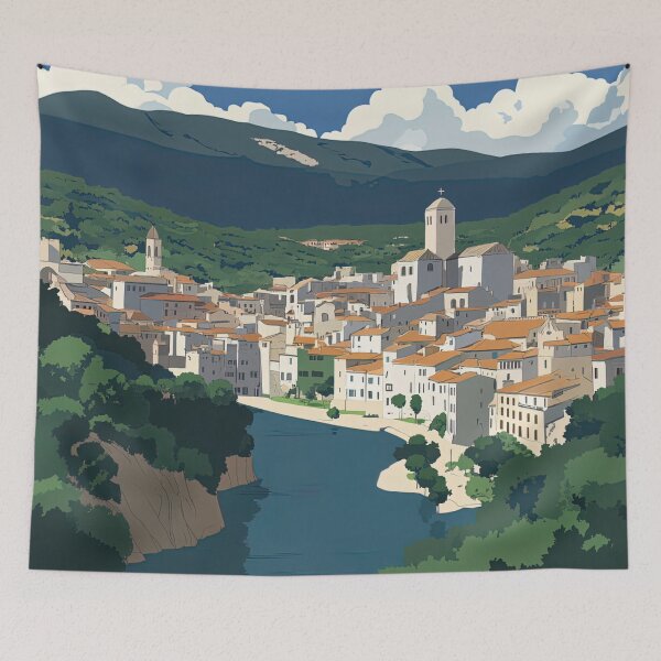 Item preview, Girona, Spain | Anime style designed and sold by ComicsFactory.