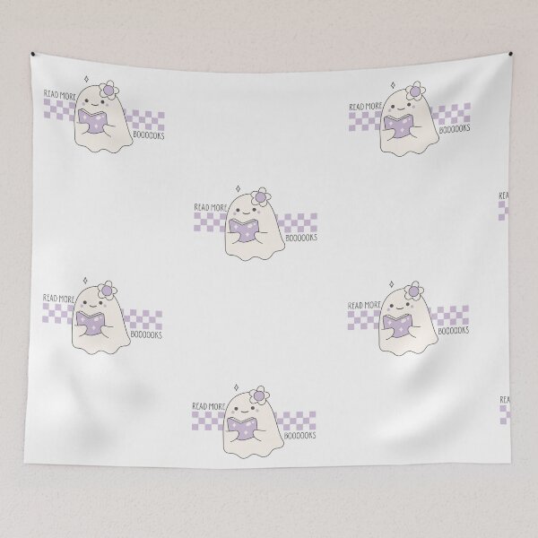 Item preview, Read more books spooky ghost cute designed and sold by CreativaNook.