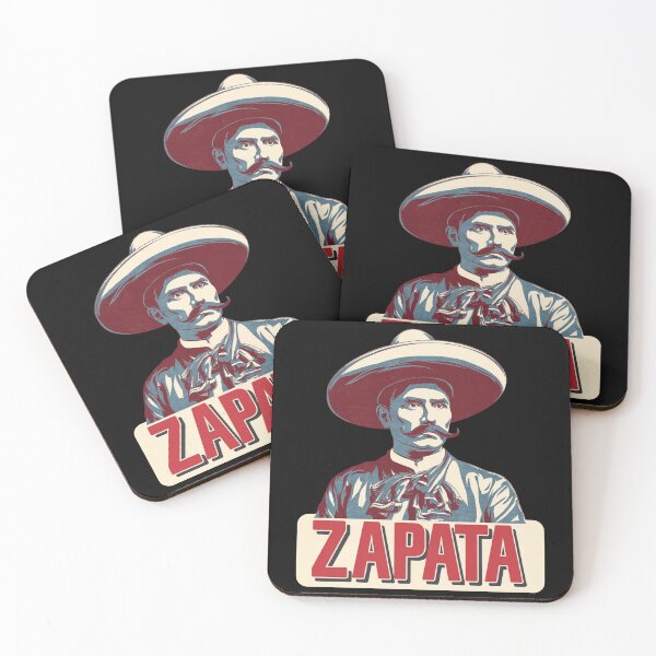 Item preview, Emiliano Zapata The Mexican Revolutionary Leader in Vintage Pop Art   designed and sold by FelineFrenzyArt.