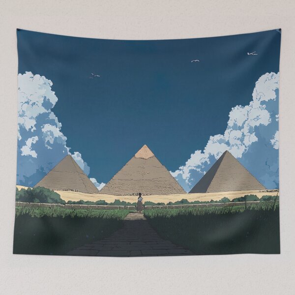Item preview, Giza Pyramids | Anime style designed and sold by ComicsFactory.