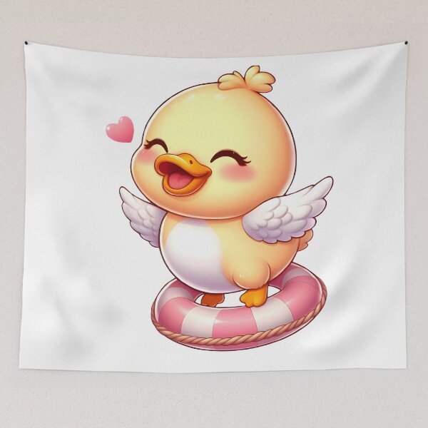 Item preview, Cute Happy Duck designed and sold by DakirooStudio.