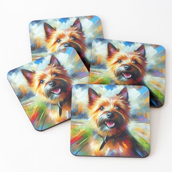 Item preview, Norwich Terrier Dog Acrylic Print Pet Portrait Dog Lovers designed and sold by Puppy Puzzles Plus.