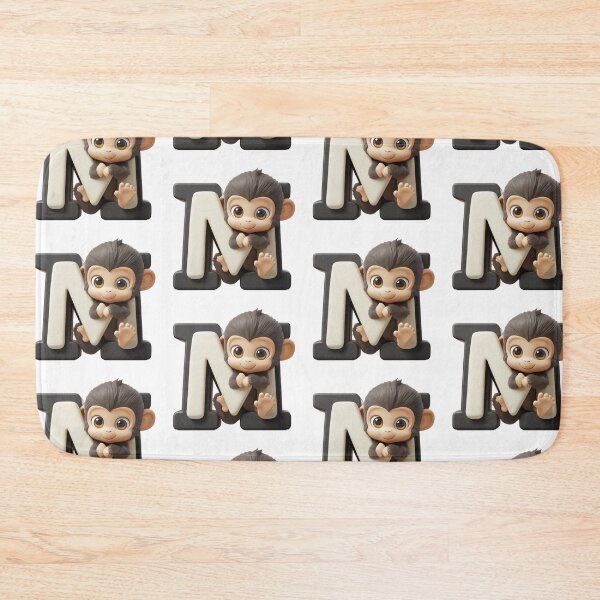 Item preview, Monkey with letter M designed and sold by zirca31.