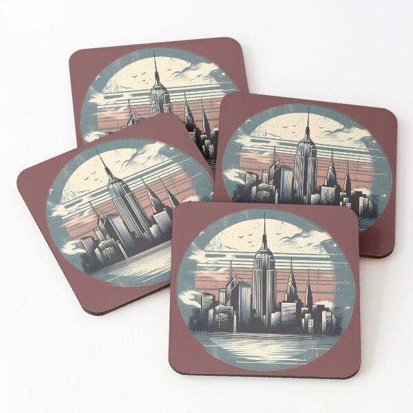 Item preview, Grunge City Sunset designed and sold by BugandAcorn.