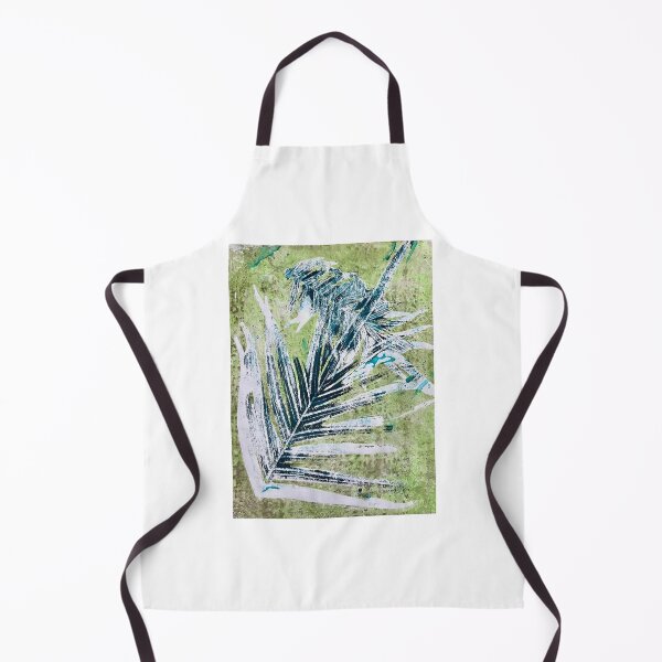 Item preview, GREEN LEAVES MONOPRINT designed and sold by ArtePerlaSofia.