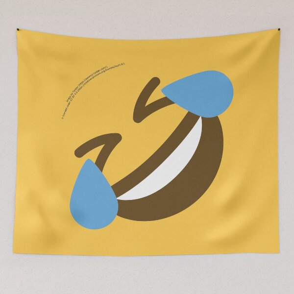 Item preview, Rolling on the Floor Laughing Face Emoji designed and sold by VeryRandomShop.