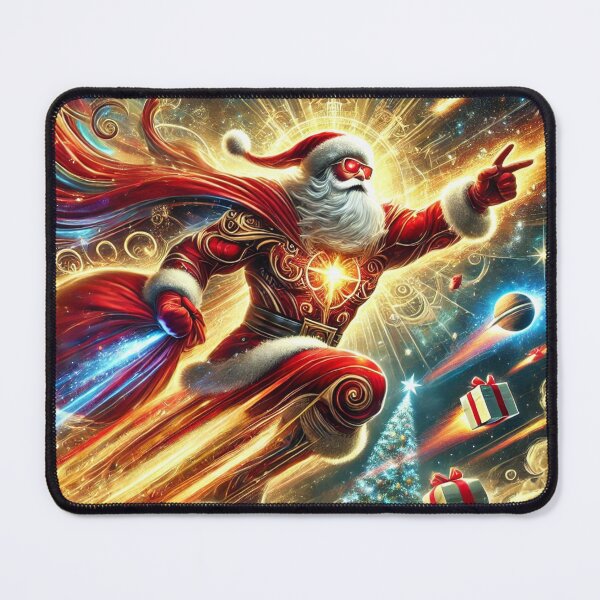 Item preview, Starlight Sprinter: Santa's Cosmic Voyage designed and sold by damiansart.