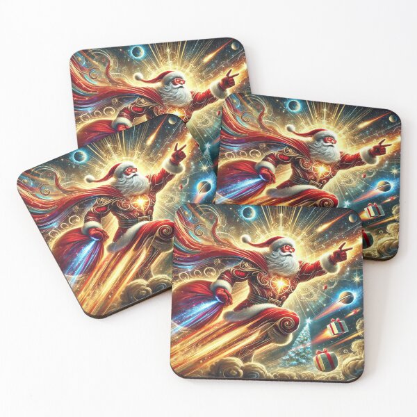 Item preview, Starlight Sprinter: Santa's Cosmic Voyage designed and sold by damiansart.