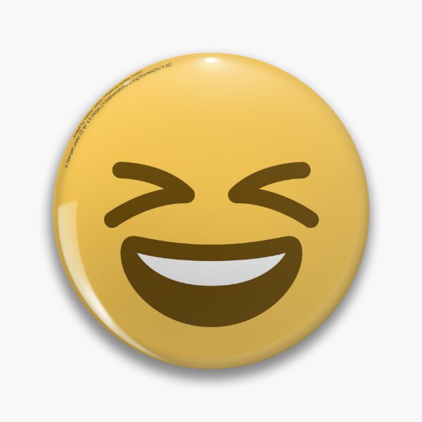 Item preview, Grinning Squinting Face Emoji designed and sold by VeryRandomShop.