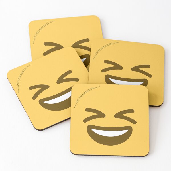 Item preview, Grinning Squinting Face Emoji designed and sold by VeryRandomShop.