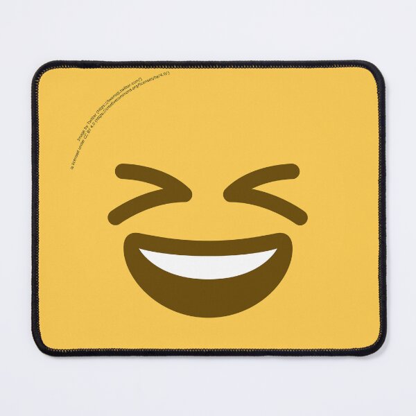 Item preview, Grinning Squinting Face Emoji designed and sold by VeryRandomShop.