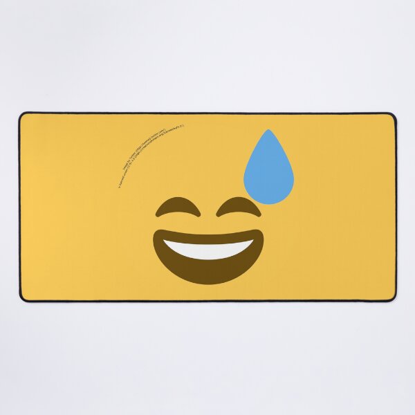 Item preview, Grinning Face with Sweat Face Emoji designed and sold by VeryRandomShop.