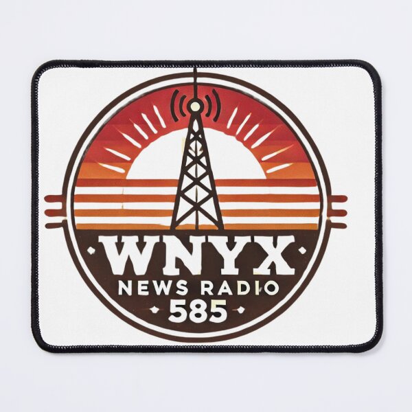 Item preview, Retro News Radio Badge designed and sold by Pixel-Lift.