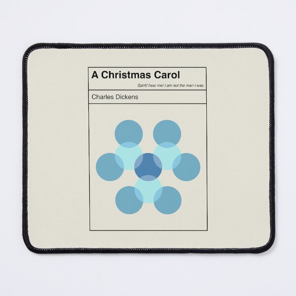 Item preview, Charles Dickens Christmas Carol Minimalist Abstract Art Design designed and sold by kakarikihill.