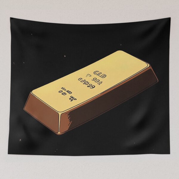 Item preview, Gold bar | Anime style designed and sold by ComicsFactory.