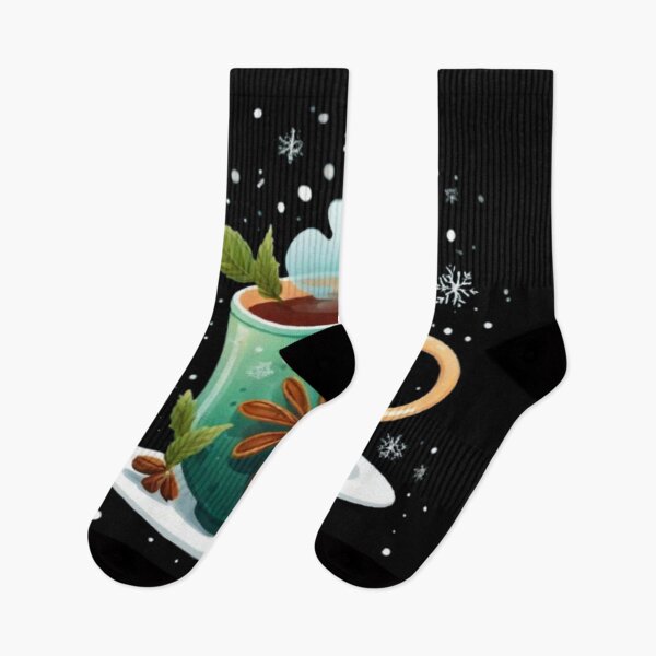 Item preview, Hot tea with mint in snowflake mug designed and sold by Ash44444.
