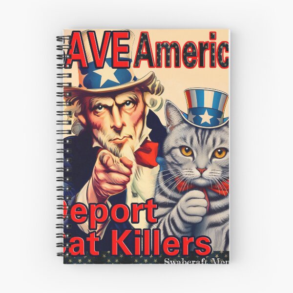 Item preview, Save America! Deport Cat Killers designed and sold by Swabcraft.