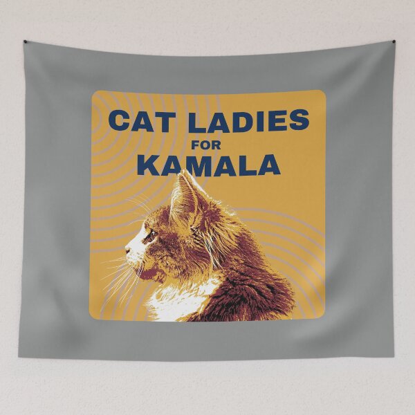 Item preview, Cat ladies for Kamala designed and sold by Leo-Stride.