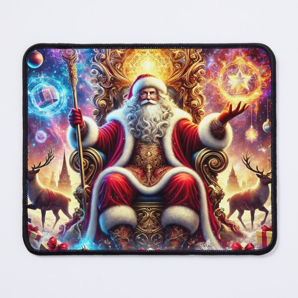 Item preview, Throne of the Cosmos: Santa's Galactic Reign designed and sold by damiansart.