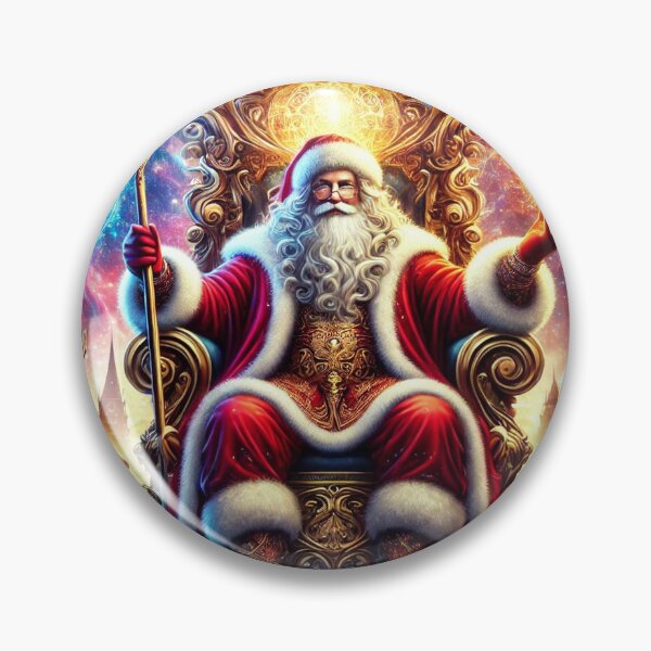 Item preview, Throne of the Cosmos: Santa's Galactic Reign designed and sold by damiansart.