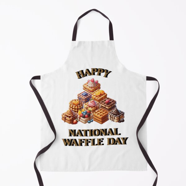 Item preview, Happy National Waffle Day designed and sold by S4G Tees.