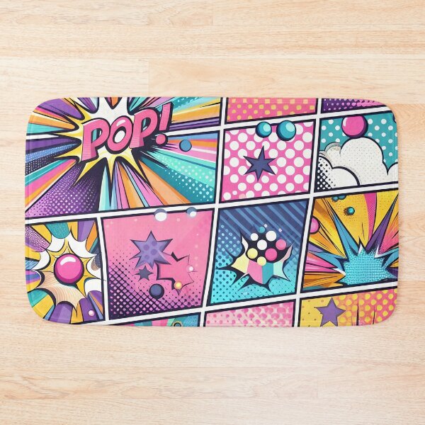 Item preview, Pop art cartoon style abstract  designed and sold by Ilikeiwantilove.