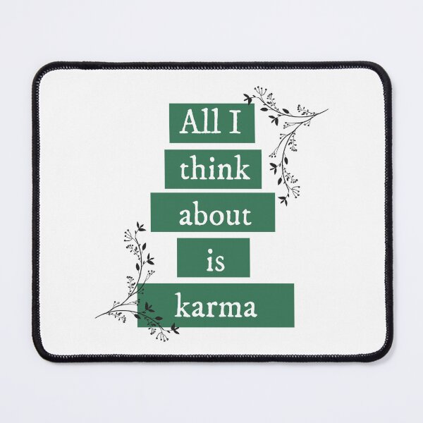 Item preview, All I think about is Karma - Taylor Swift designed and sold by bombalurina.