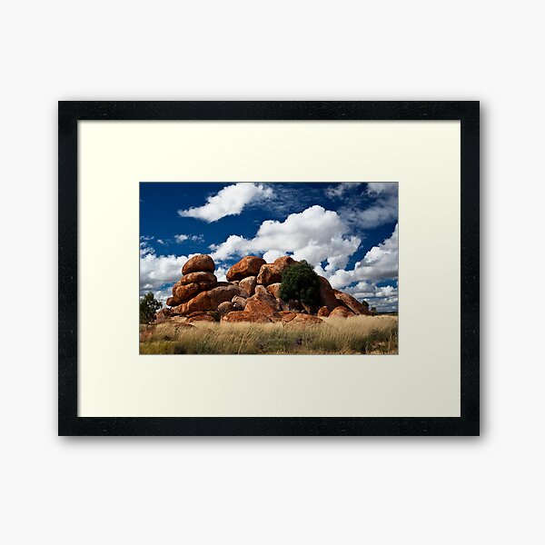 The Devil's Marbles Framed Art Print