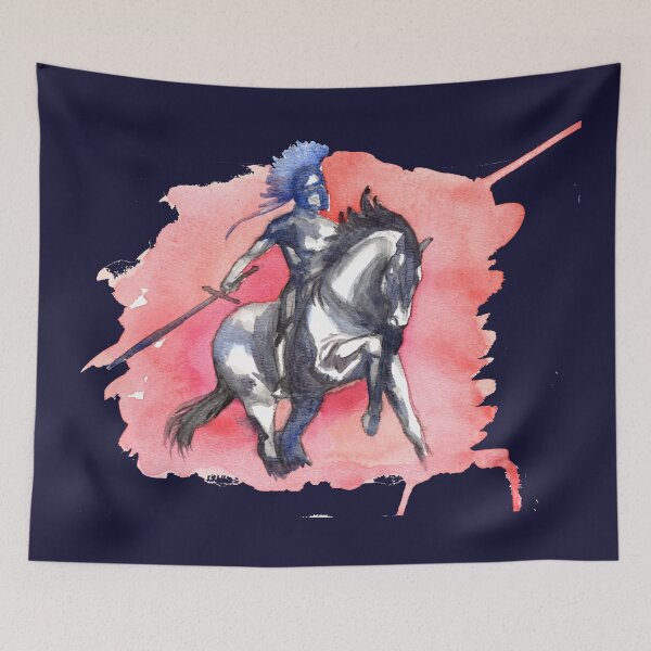 Item preview, Bold Hero in Watercolor designed and sold by The Raven's Landing.