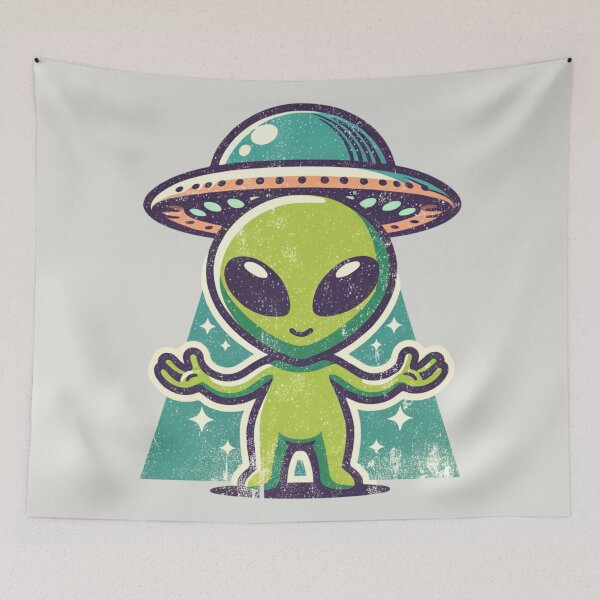 Item preview, Vintage Alien designed and sold by BassHeadMomma.