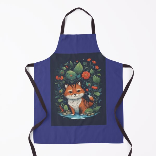 Item preview, A Feline Visitor in Floral Haven designed and sold by KilianSzmid.