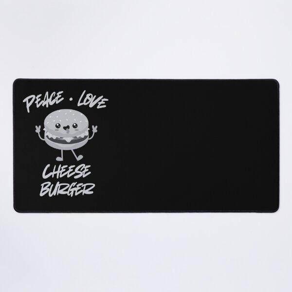 Item preview, Peace Love Cheeseburger shirt, Peace Love Cheeseburgers Hamburger Burger Food Lover  designed and sold by SlocifieShop.