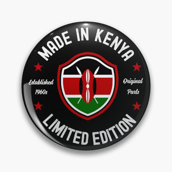 Item preview, Made In Kenya, Limited Edition | For Birthday in 1960s - Black designed and sold by PearlMoonGrapes.