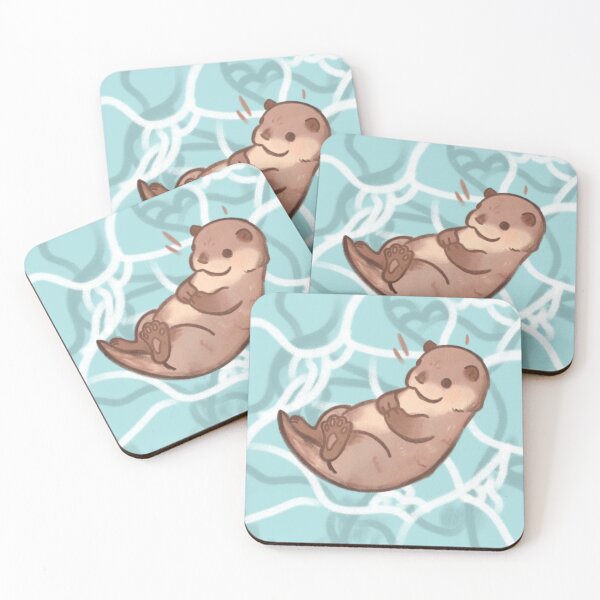 Item preview, Calm Floating Sea Otter  designed and sold by MentalOtter.