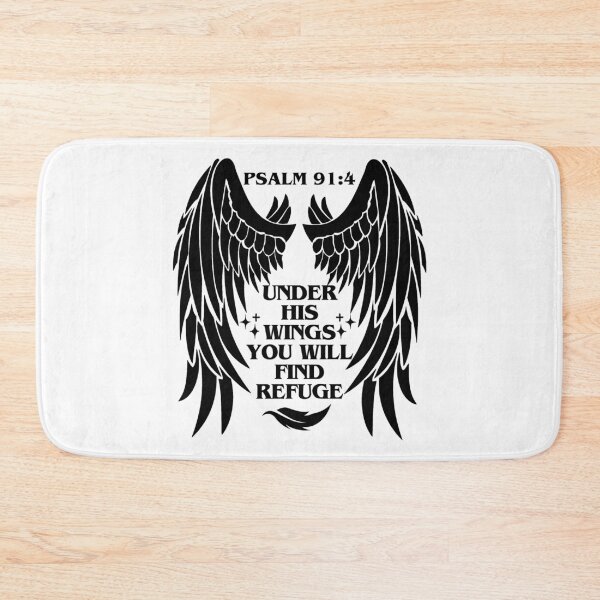 Item preview, Psalm 91:4, bible verse  designed and sold by MoriaStore.