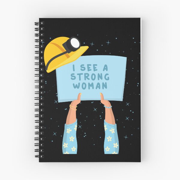 Item preview, I see a strong woman, strong woman. constrcution worker. designed and sold by Lunarmenta.