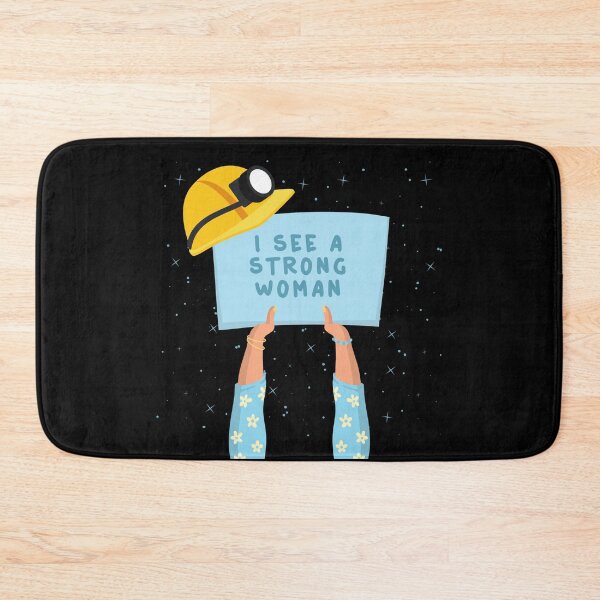 Item preview, I see a strong woman, strong woman. constrcution worker. designed and sold by Lunarmenta.