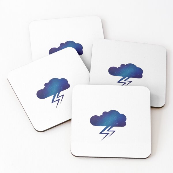 Item preview, Galaxy thundercloud designed and sold by AmyJStickers.