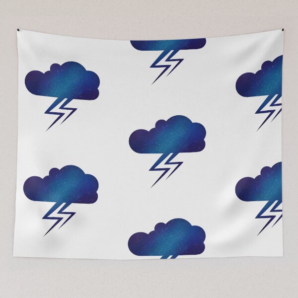 Item preview, Galaxy thundercloud designed and sold by AmyJStickers.