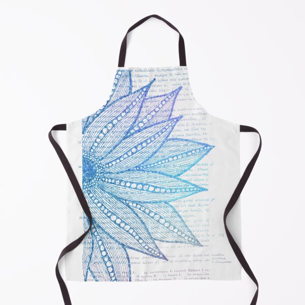 Item preview, Zen Mandala Flower in Blue designed and sold by LesGendronneurs.