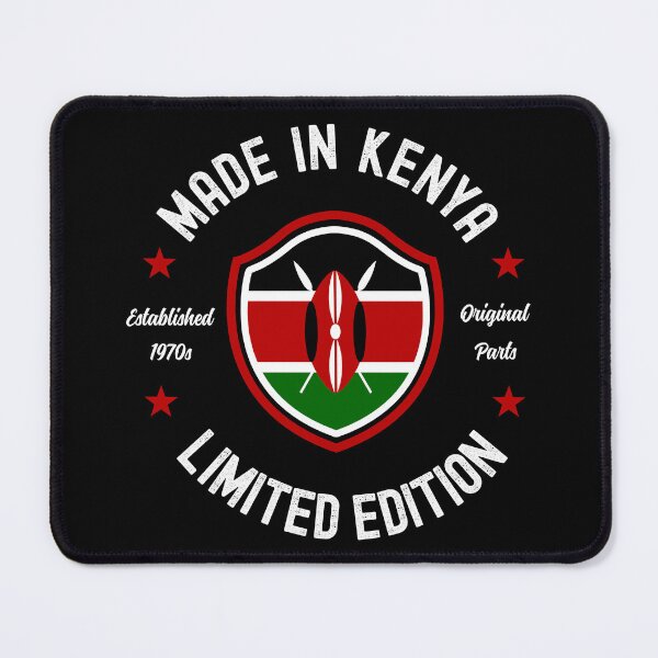 Item preview, Made In Kenya, Limited Edition | For Birthday in 1970s - Black designed and sold by PearlMoonGrapes.