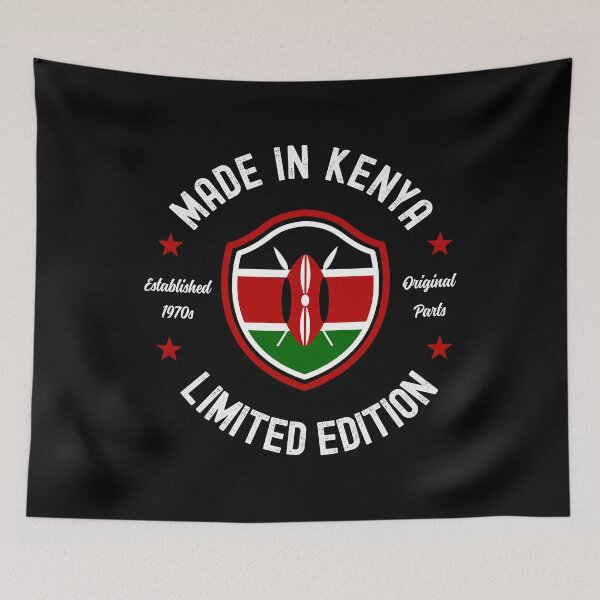 Item preview, Made In Kenya, Limited Edition | For Birthday in 1970s - Black designed and sold by PearlMoonGrapes.