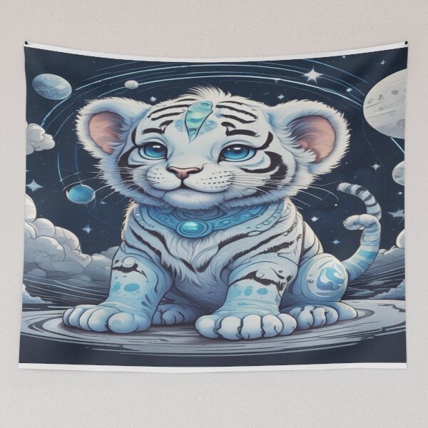 Item preview, Space Tiger #8 designed and sold by TheLoveBelowTae.